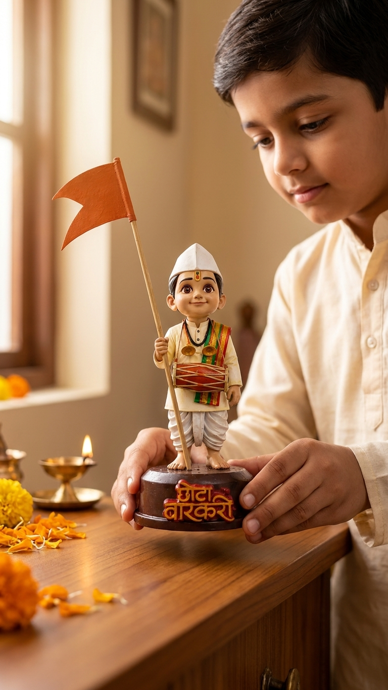 Chhota Varkari Miniature – lifestyle shoot