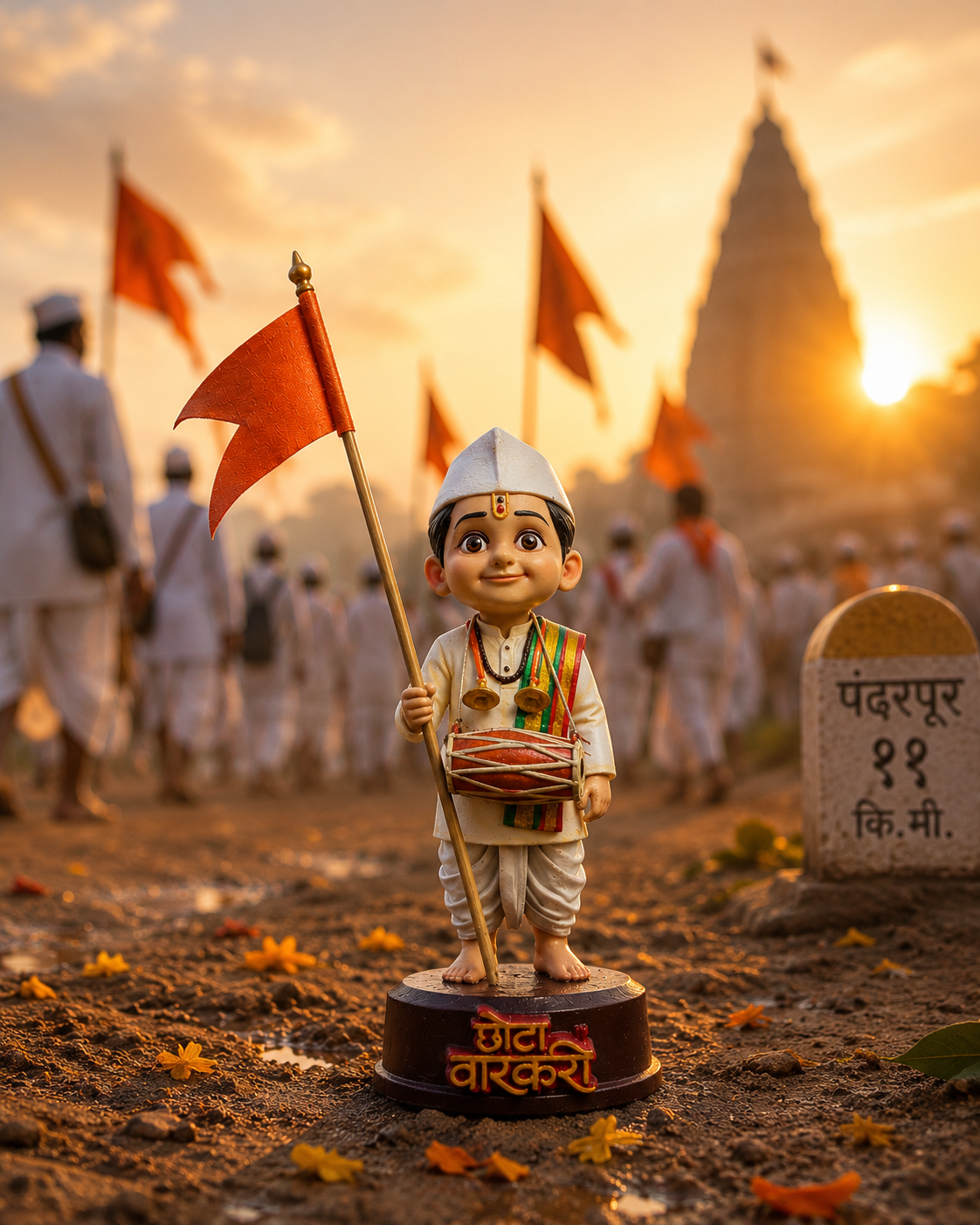 Chhota Varkari Miniature – detail
