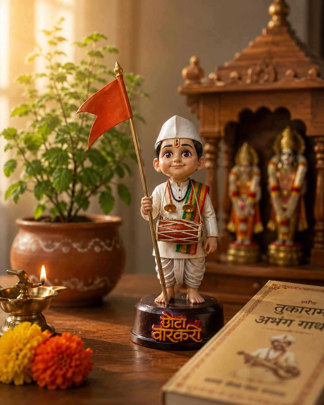Chhota Varkari Miniature – front view